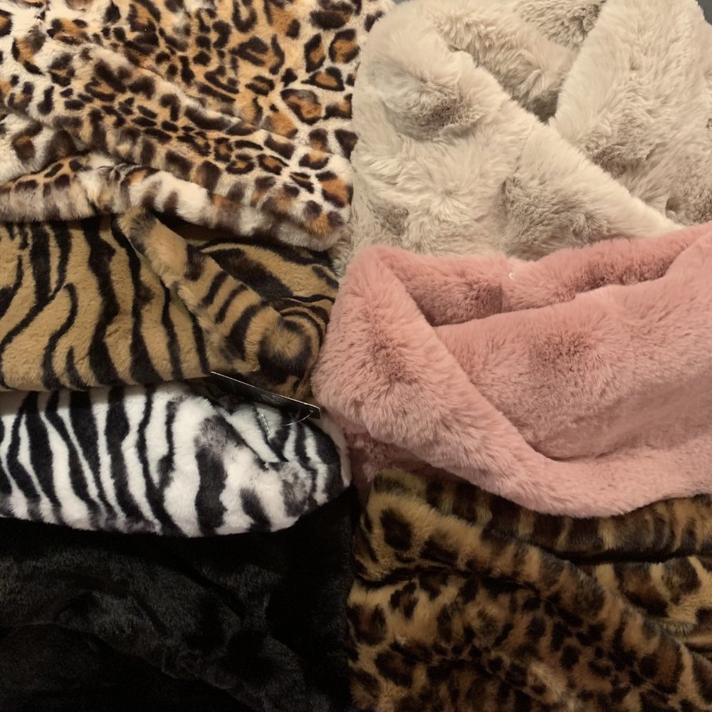 Faux Fur Infinity Scarf